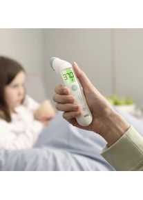 Braun Fieberthermometer »TempleSwipe Stirnthermometer​ - BST200« Geeignet für alle Altersgruppen​: Säuglinge, Kinder und Erwachsene in blau