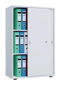 Vcm Aktenschrank »Büroschrank mit 3 Fächern moderner Aktenschrank mit Schiebetüren Maße ca. B. 70 x H. 111 x T. 40 cm ¿ Lona 3-Fach« 1 Stk. tlg. in...