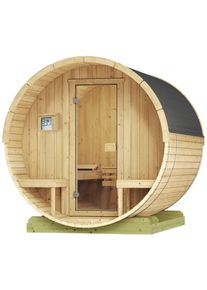 Weka Fasssauna »198« in beige