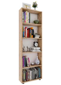 Vcm Standregal »Holz Büro Regal Bücher Ordner Aktenregal Bulas 5f«