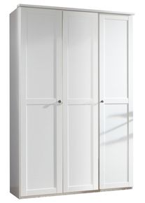 wimex Drehtürenschrank »Chalet« in Landhausoptik in weiß, Größe B/H/T: 135 cm x 210 cm x 58 cm
