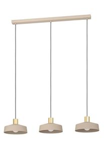 Eglo Hängeleuchte »VALDIOLA Pendellampe in beige, Größe Höhe: 110 cm