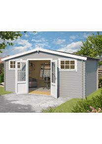 Lasita Maja Gartenhaus »Boston« in grau