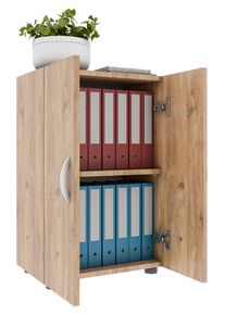 Vcm Aktenschrank »Büroschrank Bücher Ordner Aktenschrank Ulas 2fach«