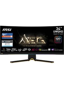 MSI Curved-Gaming-OLED-Monitor »MEG 342C QD-OLED« 86,4 cm/34 ′′ 3440 x 1440 px UWQHD 0,5 Reaktionszeit 175 Hz 3 Jahre Herstellergarantie,...