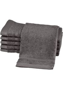 Ross Gästehandtücher »Rubin« 100% Baumwolle in grau, Größe B/L: 30 cmx50 cm