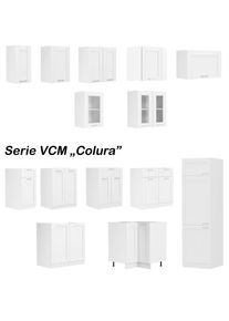 Vcm Hängeschrank »Küchenschrank B. 40 cm Hängeschrank Küche Colura« in weiß