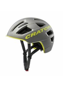 Cratoni Fahrradhelm »City Fahrradhelm C-Pure anthrazit-lime matt« in schwarz