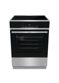 Gorenje Induktions-Standherd »GEIT6E81XPG« Pyrolyse-Selbstreinigung 1 Stk. tlg. Induktions-Kochfeld in schwarz