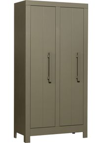 Woood Garderobenschrank »Bobby Mehrzweckschrank in grün, Größe B/H/T: 95 cm x 190 cm x 44 cm