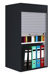 Vcm Aktenschrank »Holz Büroschrank Aktenschrank Rollladen Aktos L« Aktos in schwarz, Größe B/H/T: 50 x 93 x 40