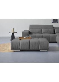 COTTA Hockerbank »Orion« in grau, Größe B/H/T: 134 cm x 42 cm x 70 cm