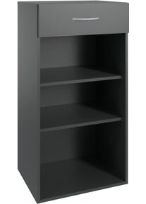 wimex Standregal »Multiraumkonzept« planbar und erweiterbar in grau, Größe B/H/T: 40 cm x 98 cm x 40 cm