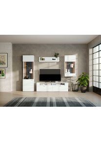 Set One By Musterring Wohnwand »TACOMA« Set, 4 Stk. tlg. in weiß