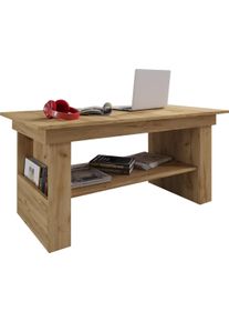 Vcm Beistelltisch »Holz Couchtisch Kobila höhenverstellbar ausziehbar« in braun