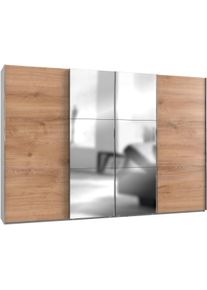 wimex Schwebetürenschrank »Level by fresh to go« mit Synchronöffnung in weiß, Größe B/H/T: 350 cm x 216 cm x 65 cm