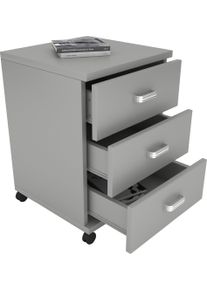 Vcm Container »Holz Rollcontainer Bürocontainer Schublade Tobila« in grau