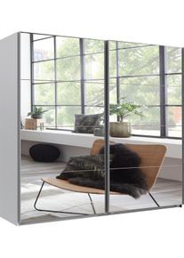 wimex Schwebetürenschrank »England« 2-türig in weiß, Größe B/H/T: 225 cm x 208 cm x 65 cm