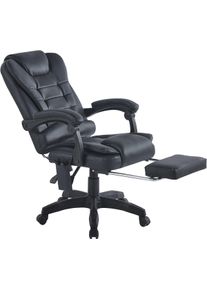 Vcm Bürostuhl »Bürostuhl Chefsessel Massage Heizung Alasko Plus« () 1 Stk. in schwarz, Größe B/H/T: 64 cm x 102 cm x 63 cm