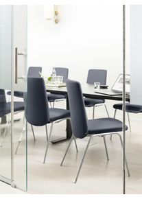 stressless Polsterstuhl »Laurel« () Low Back in blau, Größe B/H/T: 57 cm x 92 cm x 59 cm