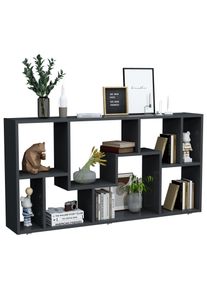 Vcm Standregal »Holz Stand Regal Raumteiler Bücherregal Lanisa L« in grau