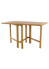 Vcm Gartentisch »Balkontisch Gartentisch Tisch Klapptisch Holz Teak« in braun