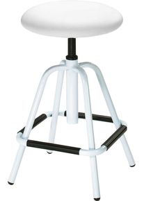 mayer Sitzmöbel Mayer Sitzmöbel Drehhocker »1202« 1 Stk. tlg. Drehhocker 1202 in weiß, Größe B/H/T: 34 cm x 58 cm x 34 cm