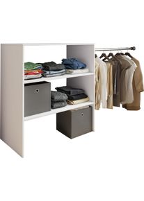 Vcm Kleiderschrank »Offener Kleiderschrank Dachschrägen Regal Dacho ll« in weiß