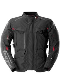 Furygan Challenger 3C Primaloft, textile jacket waterproof , color: Black/Black/Red , size: M
