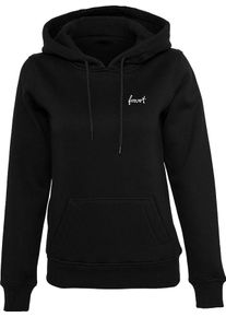 Forvert Napa, felpa con cappuccio donna , colore: Nero/Bianco , dimensione: M