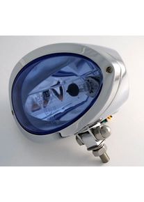 HIGHSIDER Iowa, Reflektor H4 , kolor: Chromowany/Niebieski-Cieniowany