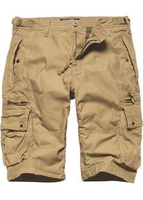 Vintage Industries Gandor, cargo shorts , color: Dark Beige , size: S