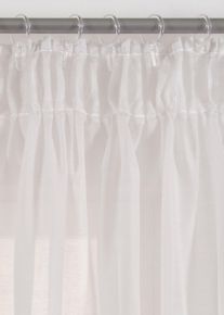 bonprix Mintás függöny (1 db), fehér, mag./szél.: 145/135 cm