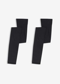 Leggings med komfortlinning 50 den (2-pack) - svart - storlek 52/54 (XXL) - bonprix