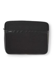 Nedis NBSE15100BK - P&uacute;zdro na Notebook | 15 &ndash; 16" | Neopr&eacute;n | Čierna / Antracitov&aacute;
