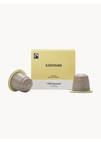 Sj&ouml;strand Coffee C&aacute;psulas de caf&eacute; 7 AM Espresso, conjunto de 10 L 7 x Alt 6 cm, 55 g