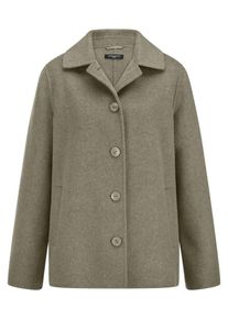 Fadenmeister Berlin - Long-Jacke, grün, Gr. 36, Wolle