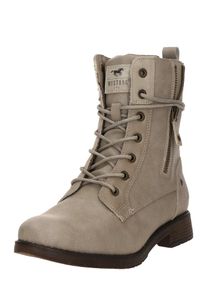 Mustang Fűzős r&ouml;vid sz&aacute;r&uacute; csizm&aacute;k Női sz&uuml;rke , M&eacute;ret 40