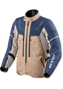 Revit Sand 5 H2O, textile jacket waterproof , color: Beige/Blue , size: XXL