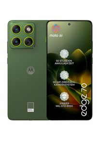 Motorola , Smartphone »edge 70« Bronze Green , Bronze Green , Unglaublich flach und robust