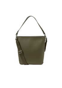 Marc O'Polo Accessories , Hobo »VANJA« Schultertasche, Damen-Handtasche mit langem Logo-Gurtband , oliv
