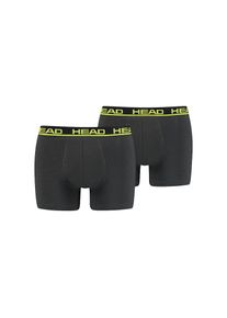 Head , Damen,Jugendliche , Boxershorts »BASIC BOXER 2P«, mit elastischem Logobund , phamton-lime punch , L , L , Herren-Pants von Head