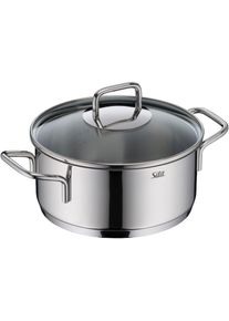 Silit , Bratentopf »Extra Cook, mit Glasdeckel« 2 Stk. tlg. Edelstahl 18/10 , Edelstahl