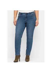 sheego , Damen , Stretch-Jeans , blue denim , Langgrößen , 116 -Langgrößen , 116