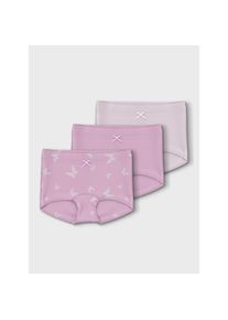 name it , Kinder , Boxershorts »NMFTIGHTS 3P PINK BUTTERFLY NOOS«, 3 Stk. , Pink Lavender , 3 Stk. , 104 -3 Stk. , 104 , Unterwäsche von name it...