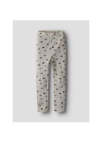 name it, Herren, Leggings &raquo;NMMWANG WOOL NEEDLE LONGJOHN NOOS&laquo; aus reiner Merinowolle, Nacreous Cloud AOP:Small cars, N-Gr, 92 -N-Gr, Nacreous Cloud 