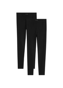 bonprix, Damen, Leggings &raquo;Leggings (2er-Pack)&laquo; Leggings (2er-Pack), schwarz, N-Gr, 32/34 (XS) -N-Gr, schwarz, Leggings im praktischen 2er-Pack