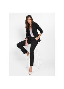 bonprix, Damen, Hosenanzug &raquo;Hosenanzug 2-tlg&laquo; Set, 2, regular fit Hosenanzug 2-tlg, schwarz, N-Gr, 40 -N-Gr, schwarz, Hosenanzug Geeignet f&uuml;r 