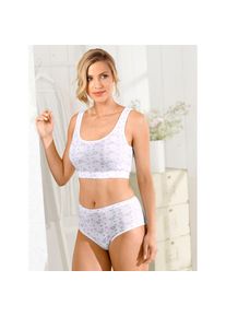 wäschepur wäschepur , Bustier , weiß-bedruckt