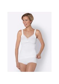 wäschepur wäschepur , Damen , BH-Hemd , weiß , N-Gr , 50 -N-Gr , 50 , Feinripp